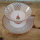 Lot of 4 coffee cups and mismatched Bavaria porcelain cups
