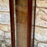 Petite vitrine à poser en acajou