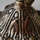 Menorah/Hebrew candlestick with 7 branches/Hanuka. Signed Holon Israel. 17 x 15.5 cm