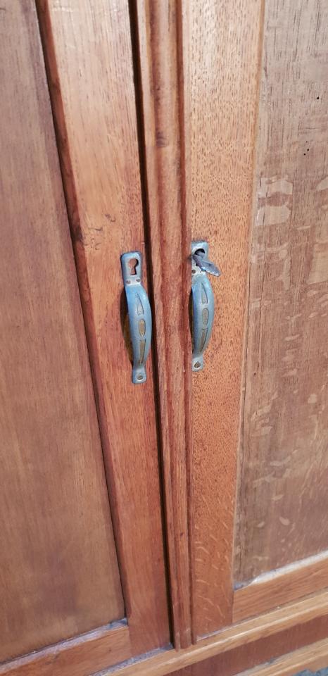 Old art-deco wardrobe