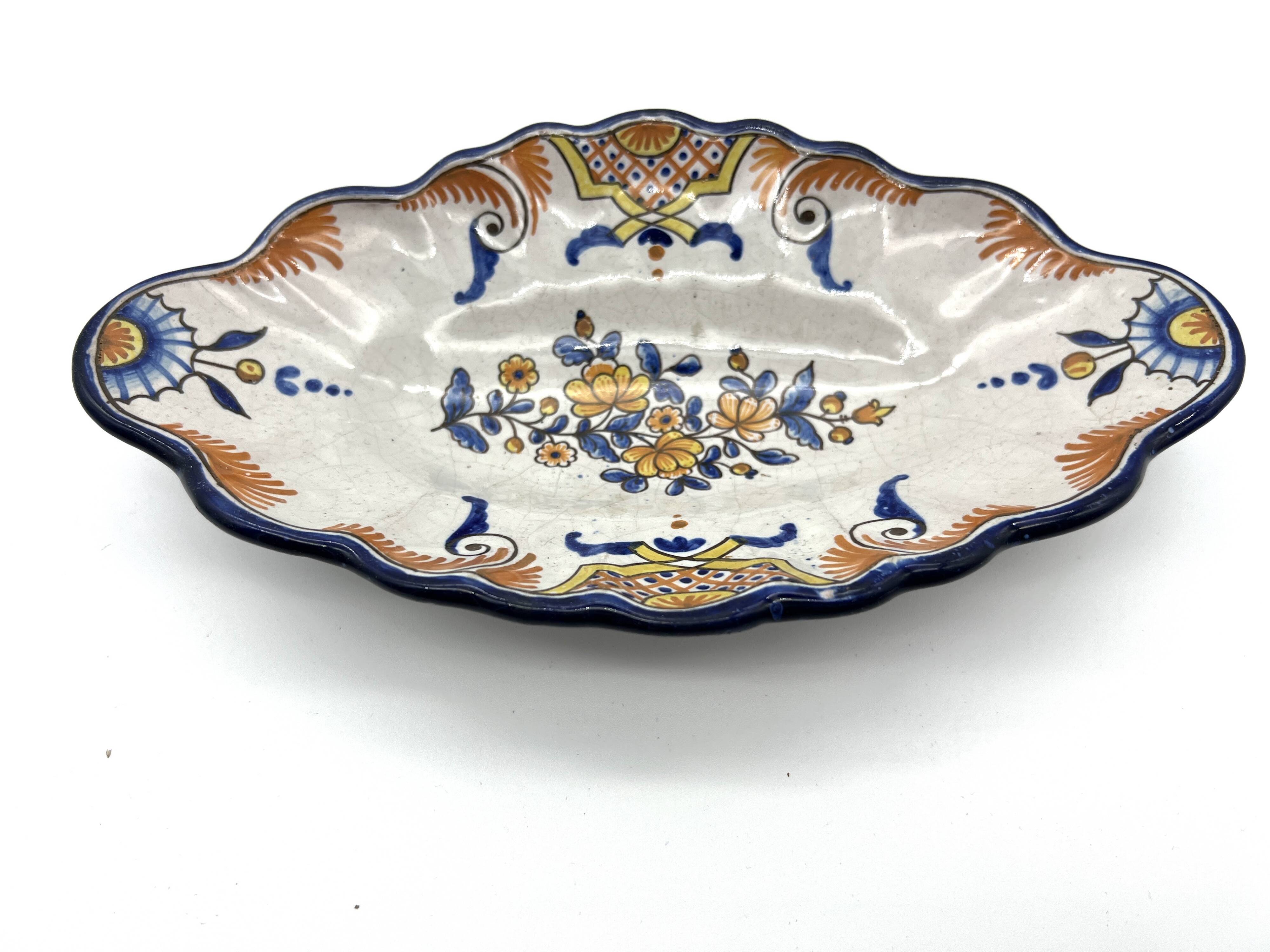 Nevers Montagnon earthenware bowl