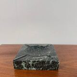 Vintage black marble ashtray, 1970