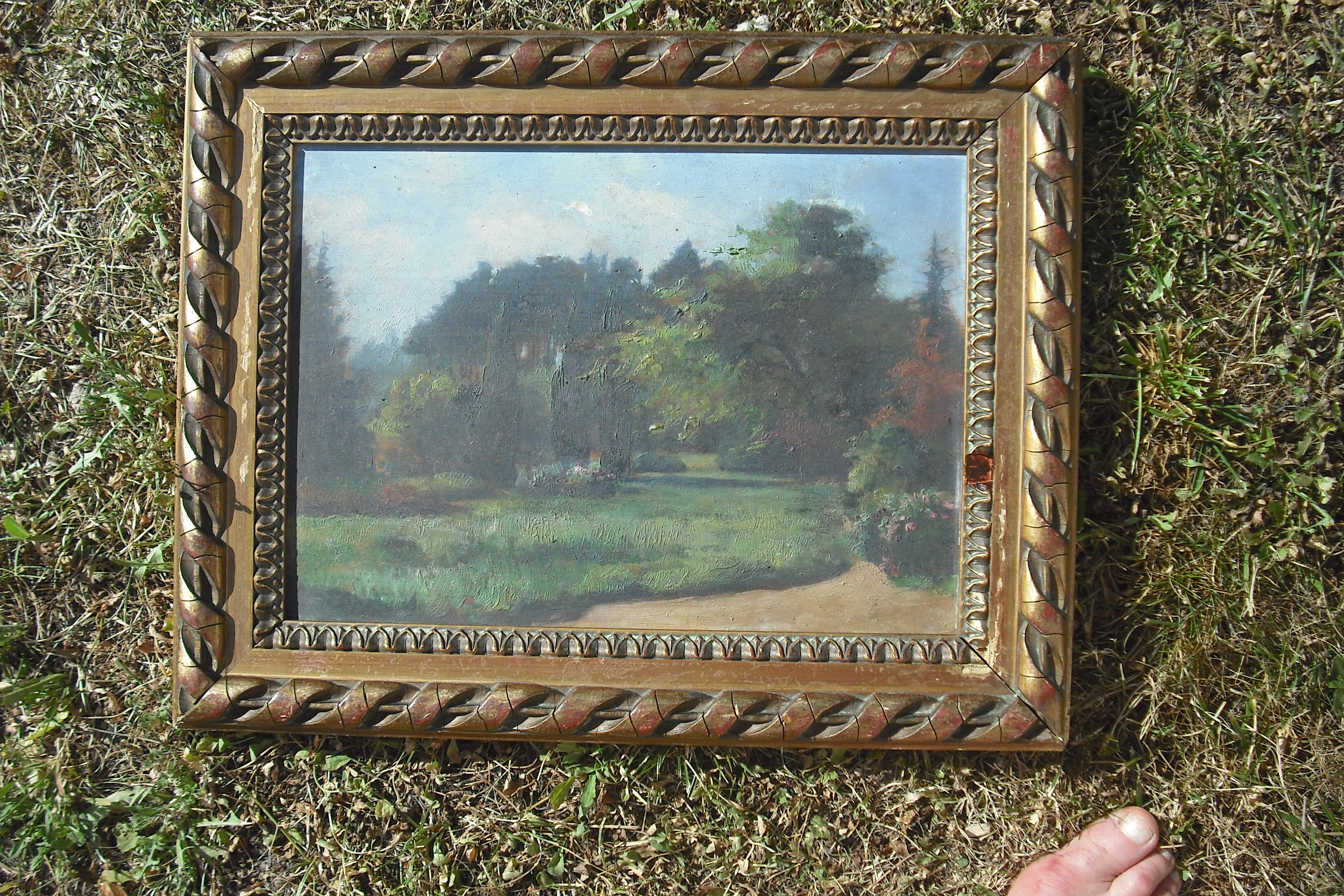 Landscape, wood oil 43 / 34.5