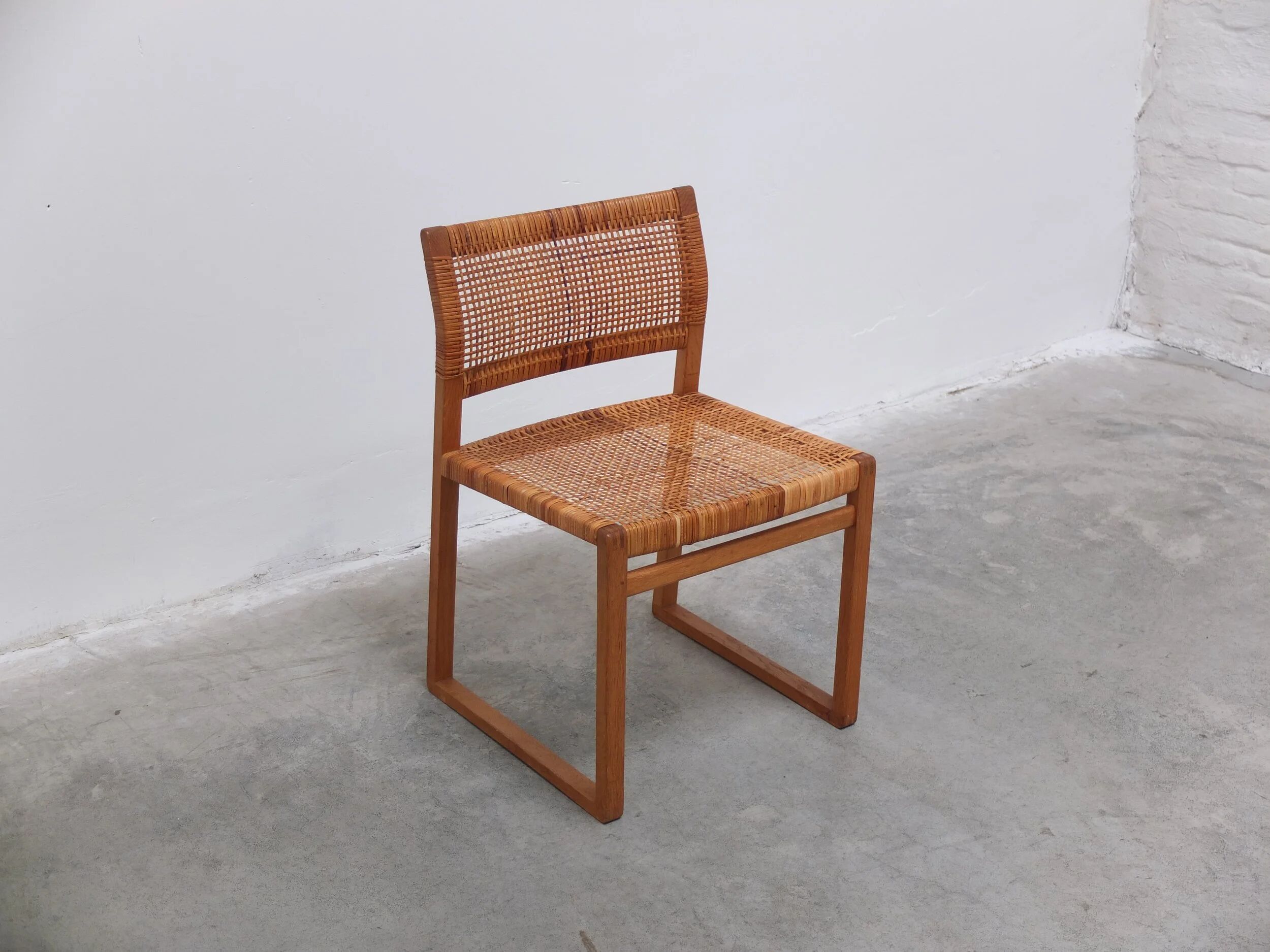 Rare 'BM61' side chair by Børge Mogensen for Lauritsen & Søn, 1957