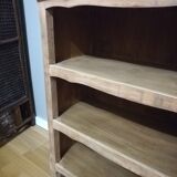 Bookcase in raw oak