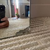 Vintage bevelled mirror 93x63cm