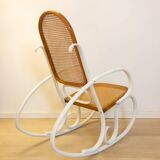Fauteuil à bascule art nouveau