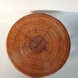 Rattan coffee table circa 1955