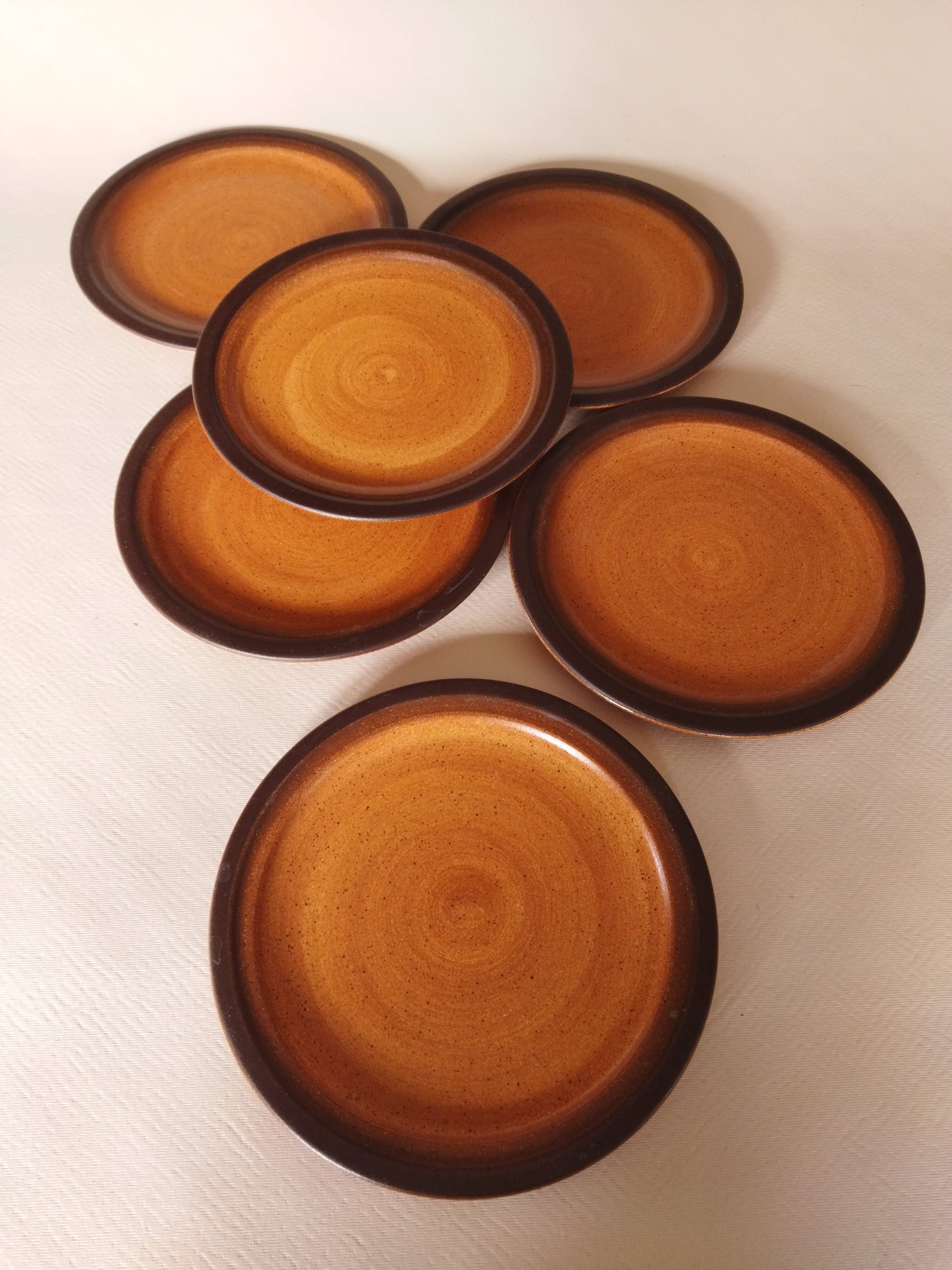6 assiettes à dessert St Amand Meylan