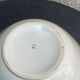 Salad bowl in BadonViller earthenware, yellow and black geometric patterns, design and vintage