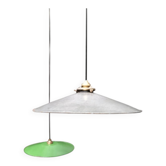 Suspensions in enamelled sheets