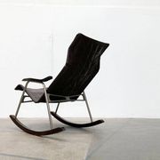 Mid-century Japanese space age folding rocking chair by Takeshi Nii, 1960s