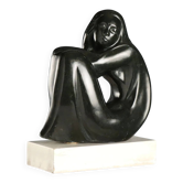 Nu féminin moderne en marbre Vittorio Gagliano, Italie années 1970