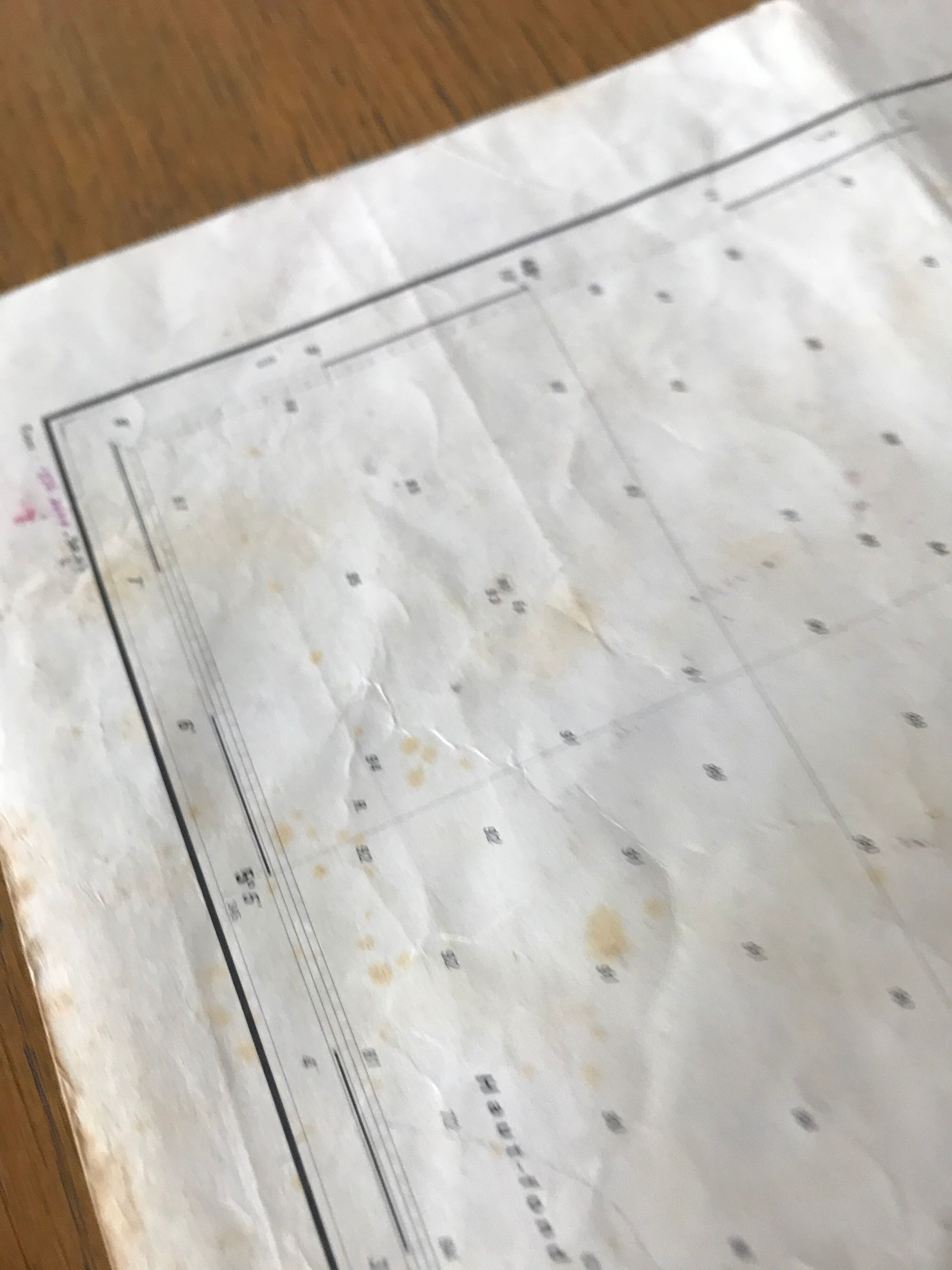 Old nautical charts on the breton coast