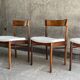 4 chaises danoises en palissandre par Rosengren Hansen, 1960s