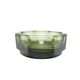 Art Deco Caddy, Olivine Crystal, Moser, Czechoslovakia, 1930s
