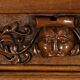 Oratory in solid walnut, Neo-Gothic Renaissance style – Late 19th century