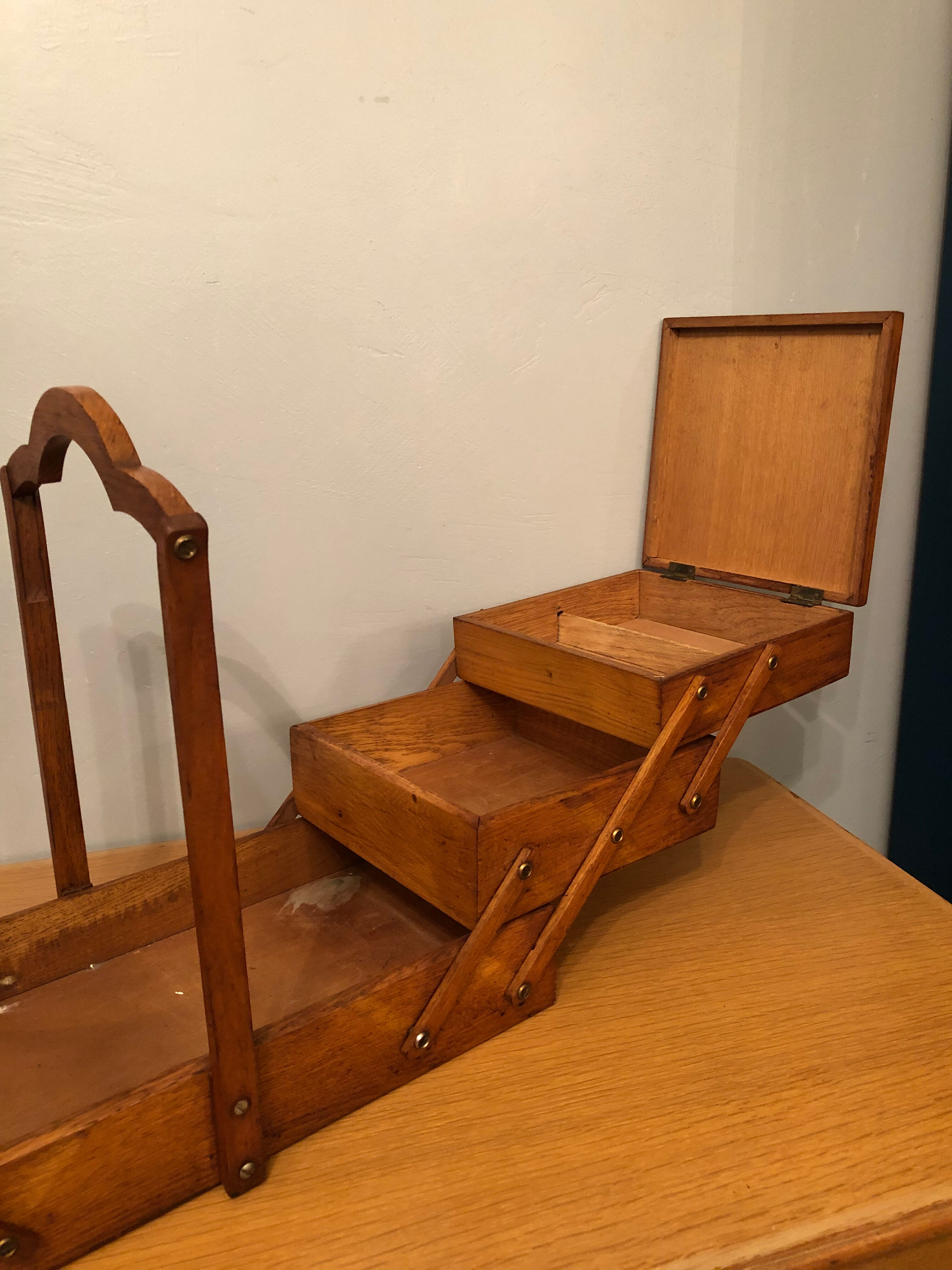 Vintage sewing basket