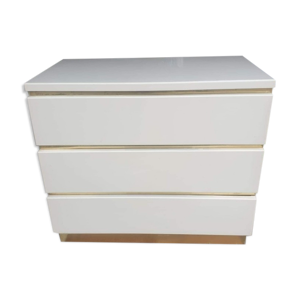 Commode laquée et laiton Eric