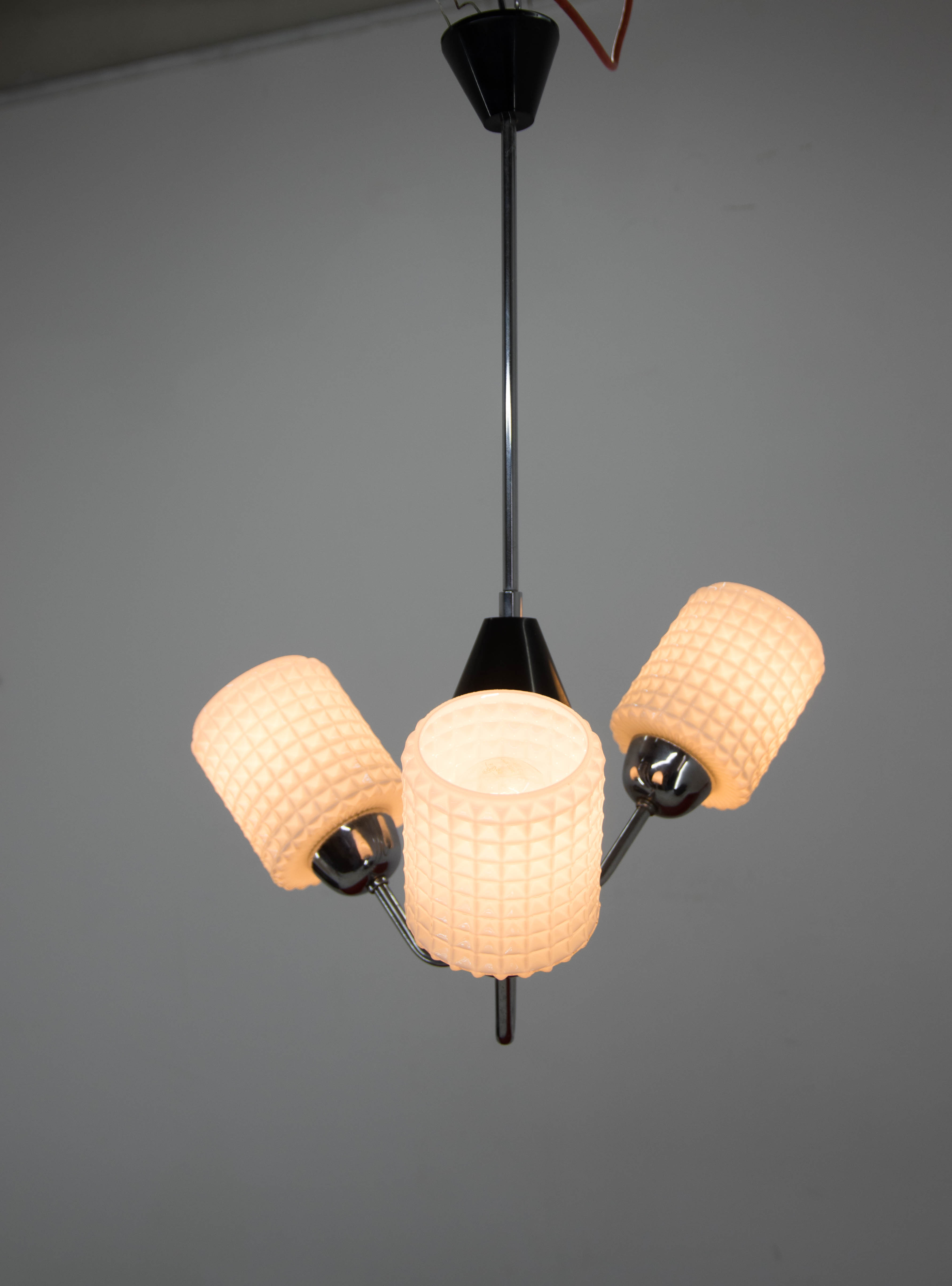 Mid-Century Chandelier, Lidokov, 1960s