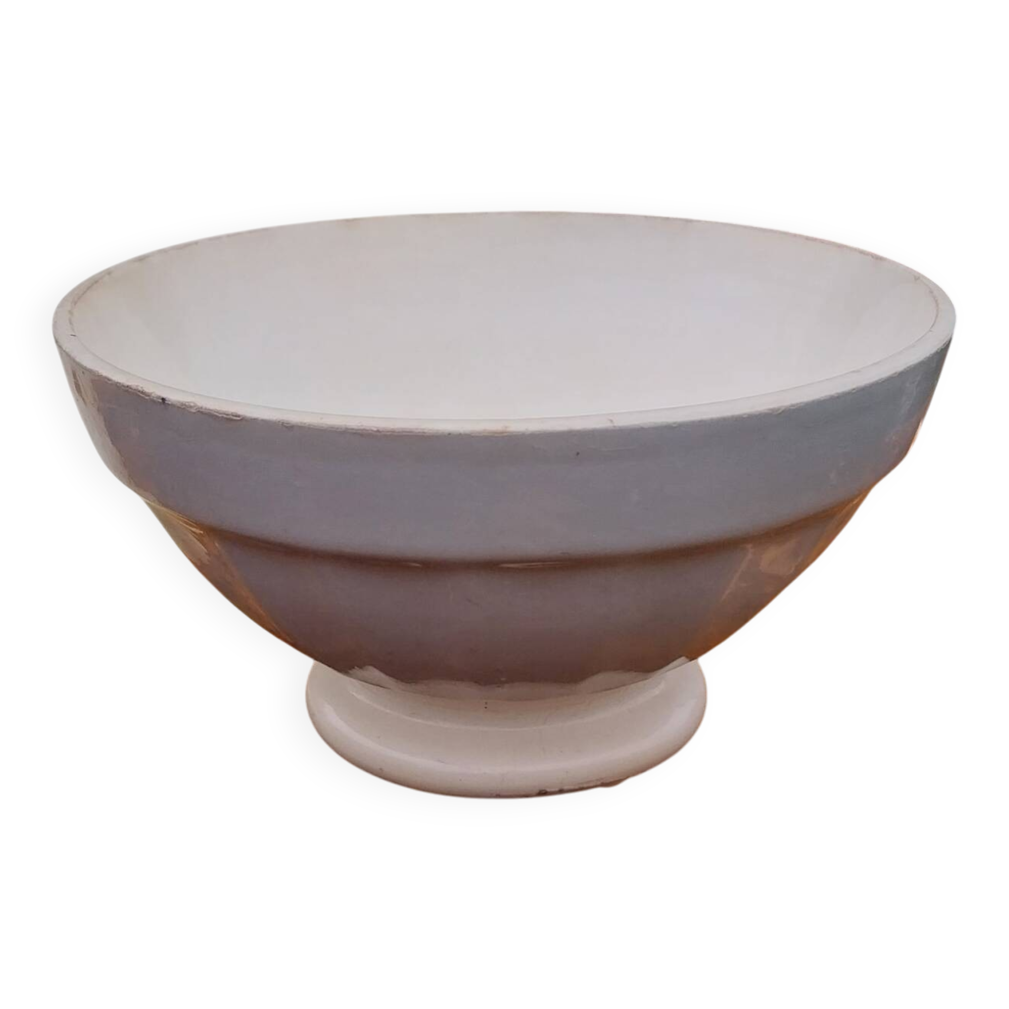 Blue earthenware bowl