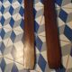 Vintage wooden skis 191cm