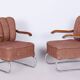 Set of Bauhaus Armchairs by O. Zoufalý, 1930s