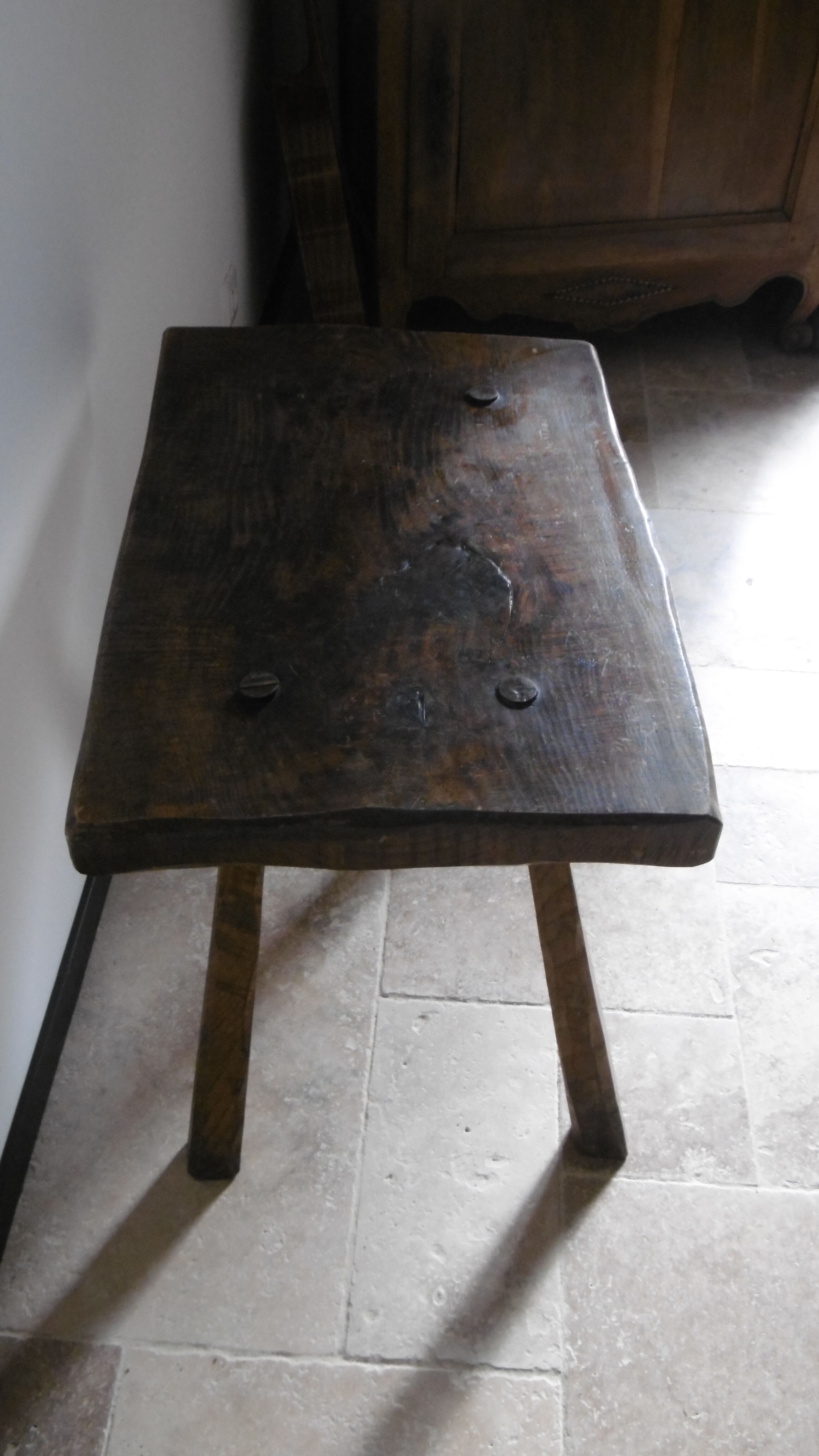 Elm wood rustic coffee table