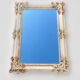 Large decorative mirror with a relief design of roses and flowers – Romantic style