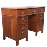 American teak desk cicra 1940