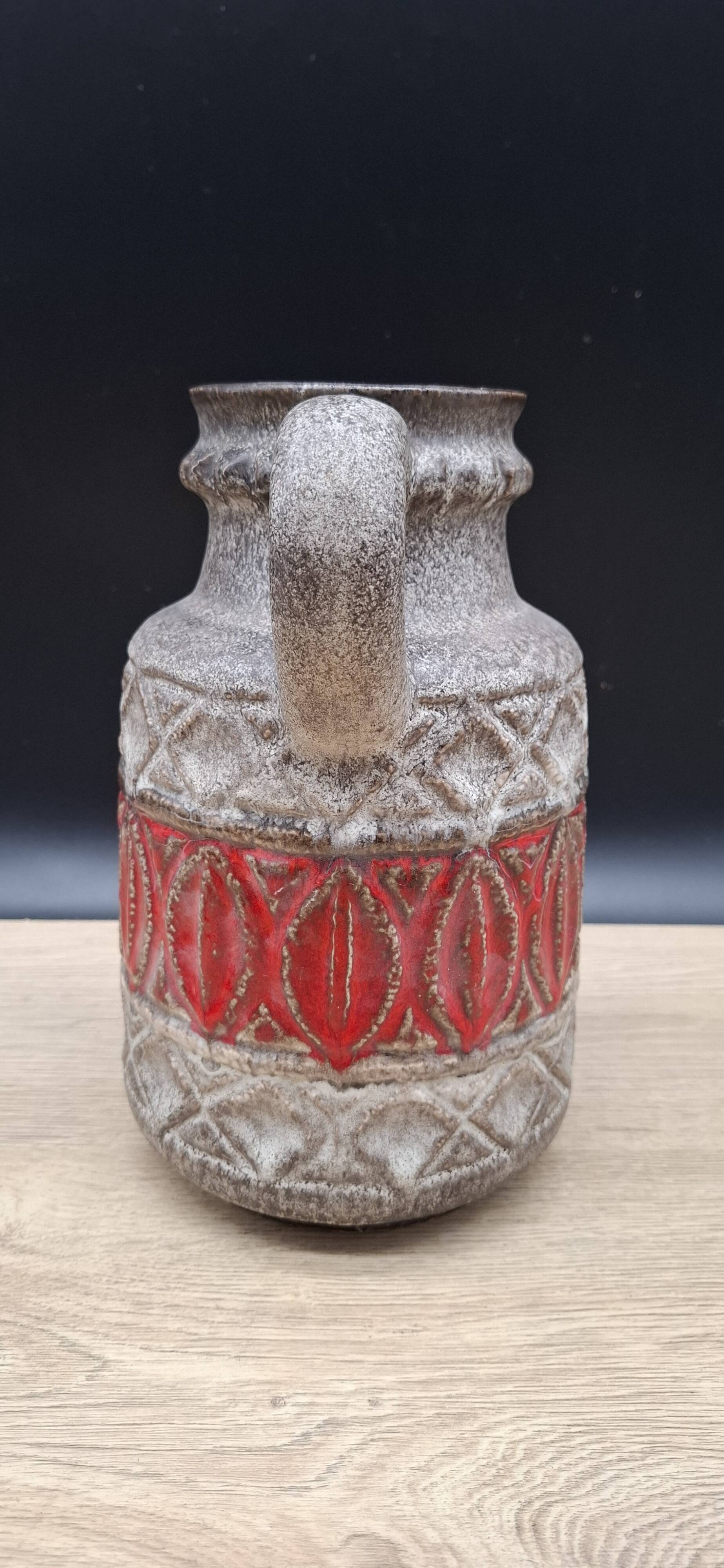 West Germany red vase 9325