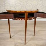 Semi-Circular Mahogany Wall Table, Early 20th Century