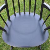 Black beech rocking chair, Stol Kamnik, 60s.