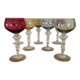 7 crystal wine glasses from Bayel model Venus