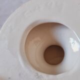 Vintage Italian raised plate in hand-painted ceramic.