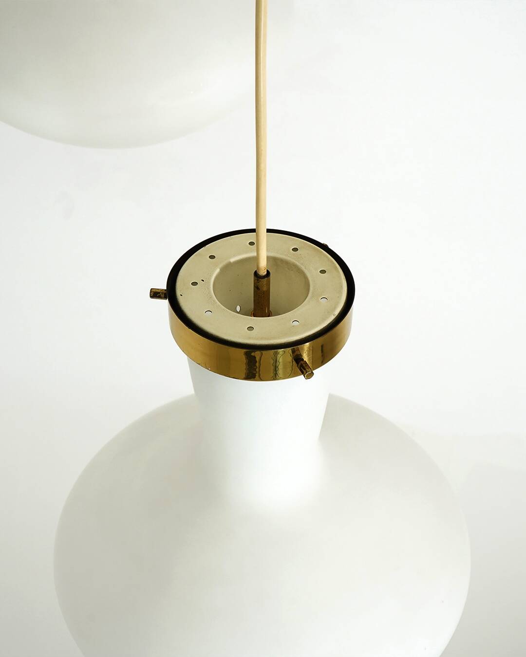 Stilnovo Three-Light Pendant, 1950s