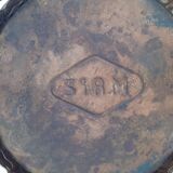 Vintage metal wastepaper basket