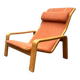 Mid-century modern Pulkka lounge chair by Ilmari Lappalainen for Asko, 1960s.