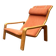 Mid-century modern Pulkka lounge chair by Ilmari Lappalainen for Asko, 1960s.