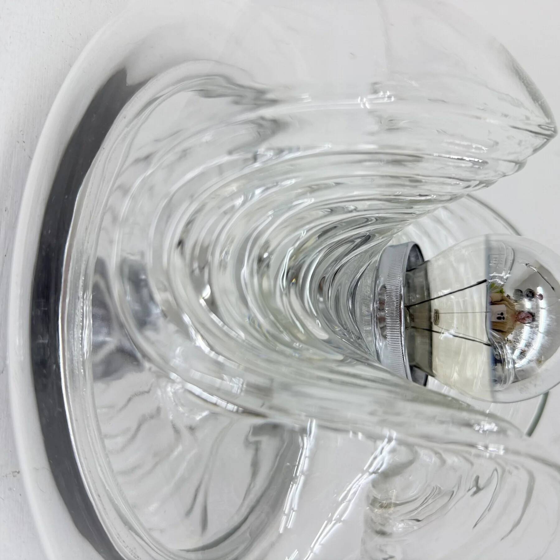 Peil & Putzler 'Futura' ceiling lamp sconce by Koch Lowy, 1970s