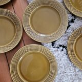 Lot de 7 assiettes à dessert Niderviller