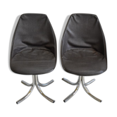 Paire de chaises vintage 1960/1970
