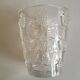 Lalique crystal vase with grape decoration Malaga 1937