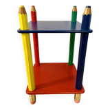 Table de chevet crayons Pierre Sala - 1983