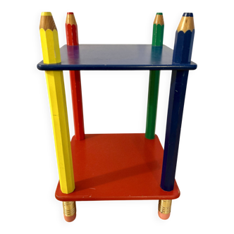 Table de chevet crayons Pierre Sala - 1983