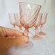 5 verres à shot tourbillonnants Luminarc Rosaline