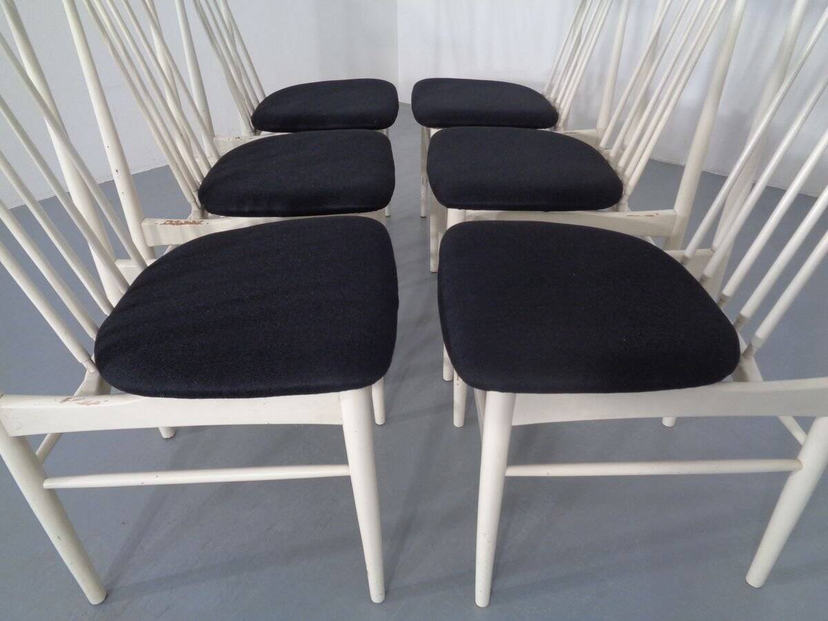 Dining chairs, 1960s, set of 6