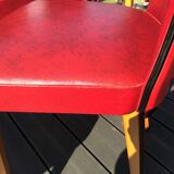 Six chairs feet spindles 1950