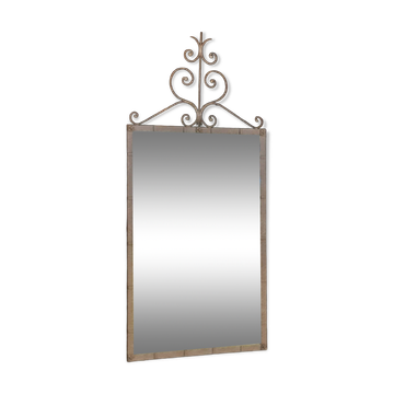 Grand miroir biseauté.