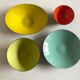 Herbert Krenchel set of 4 bowls for Krenit Denmark, 1960